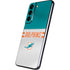 NFL Miami Dolphins White Striped Galaxy S22 Skin