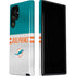 NFL Miami Dolphins White Striped Galaxy S22 Ultra Pro Case
