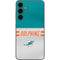 NFL Miami Dolphins White Striped Galaxy S23 FE Skin