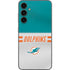 NFL Miami Dolphins White Striped Galaxy S23 FE Skin