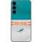NFL Miami Dolphins White Striped Galaxy S23 Plus Skin