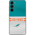 NFL Miami Dolphins White Striped Galaxy S23 Plus Skin