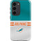 NFL Miami Dolphins White Striped Galaxy S23 Pro Case