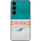 NFL Miami Dolphins White Striped Galaxy S23 Skin