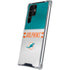 NFL Miami Dolphins White Striped Galaxy S24 Ultra Clear Case