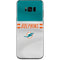 NFL Miami Dolphins White Striped Galaxy S8 Skin
