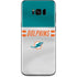 NFL Miami Dolphins White Striped Galaxy S8 Skin