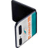 NFL Miami Dolphins White Striped Galaxy Z Flip Skin