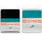 NFL Miami Dolphins White Striped Galaxy Z Flip3 5G Skin