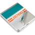 NFL Miami Dolphins White Striped Galaxy Z Flip3 5G Skin