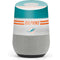 NFL Miami Dolphins White Striped Google Home Skin