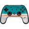 NFL Miami Dolphins White Striped Google Stadia Controller Skin