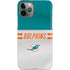 NFL Miami Dolphins White Striped iPhone 11 Pro Lite Case