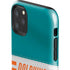 NFL Miami Dolphins White Striped iPhone 11 Pro Max Impact Case