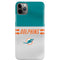 NFL Miami Dolphins White Striped iPhone 11 Pro Max Lite Case