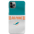 NFL Miami Dolphins White Striped iPhone 11 Pro Max Lite Case