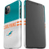 NFL Miami Dolphins White Striped iPhone 11 Pro Max Lite Case