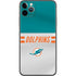 NFL Miami Dolphins White Striped iPhone 11 Pro Max Skin