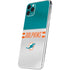 NFL Miami Dolphins White Striped iPhone 11 Pro Max Skin