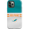 NFL Miami Dolphins White Striped iPhone 12 Pro Max Impact Case