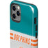 NFL Miami Dolphins White Striped iPhone 12 Pro Max Impact Case