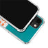 NFL Miami Dolphins White Striped iPhone 13 Clear Case
