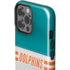 NFL Miami Dolphins White Striped iPhone 13 Pro Max Impact Case