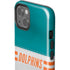 NFL Miami Dolphins White Striped iPhone 14 Plus Impact Case