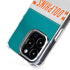 NFL Miami Dolphins White Striped iPhone 15 Pro Max MagSafe Case