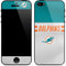 NFL Miami Dolphins White Striped iPhone 5/5s/5SE Skin