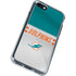 NFL Miami Dolphins White Striped iPhone SE (2nd & 3rd Gen) Clear Case