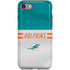NFL Miami Dolphins White Striped iPhone SE (2nd & 3rd Gen) Pro Case
