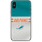 NFL Miami Dolphins White Striped iPhone X Skin