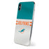 NFL Miami Dolphins White Striped iPhone X Skin