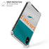 NFL Miami Dolphins White Striped iPhone X/XS Clear Case