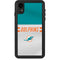 NFL Miami Dolphins White Striped iPhone XR Waterproof Case