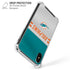 NFL Miami Dolphins White Striped iPhone XS Max Clear Case