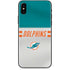 NFL Miami Dolphins White Striped iPhone XS Max Skin
