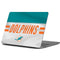 NFL Miami Dolphins White Striped Apple MacBook Pro 13-inch Skin