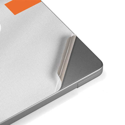 NFL Miami Dolphins White Striped MacBook Pro 14in (2021-24) Skin