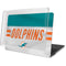 NFL Miami Dolphins White Striped MacBook Pro 15in (2016-19) Case plus Skin