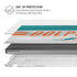 NFL Miami Dolphins White Striped MacBook Pro 16in (2021-25) Case plus Skin