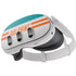 NFL Miami Dolphins White Striped Meta Quest 3 Skin