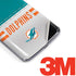 NFL Miami Dolphins White Striped Moto E5 Plus Skin