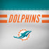 NFL Miami Dolphins White Striped Moto G6 Skin