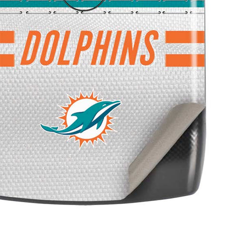 NFL Miami Dolphins White Striped Motorola RAZR Skin