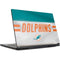 NFL Miami Dolphins White Striped MSI GS65 Stealth Laptop Skin