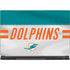 NFL Miami Dolphins White Striped MSI GS65 Stealth Laptop Skin