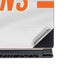 NFL Miami Dolphins White Striped MSI GS65 Stealth Laptop Skin