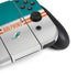 NFL Miami Dolphins White Striped Nintendo Switch OLED (2021) Skin